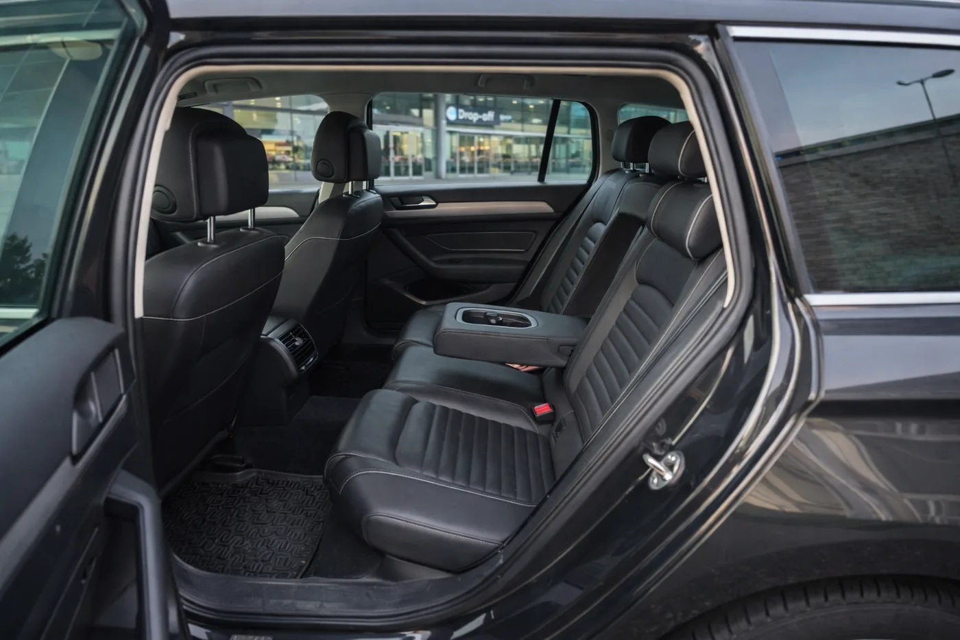 Spacious rear seats for passengers